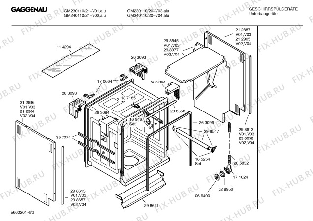 Схема №4 GM240110 с изображением Краткая инструкция для посудомойки Bosch 00584789