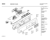 Схема №4 SGS43A78II DUPLEXX с изображением Передняя панель для посудомоечной машины Bosch 00366371