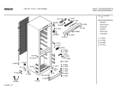 Схема №4 KGU34171IE с изображением Дверь морозильной камеры для холодильника Bosch 00238485