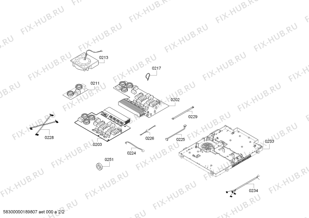 Взрыв-схема плиты (духовки) Bosch PIM801N24V BO.5M.80.TOP.24.FS.Pla.X.XX - Схема узла 02