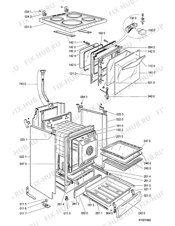 Схема №1 ACM 373 с изображением Ящик для духового шкафа Whirlpool 481241879749