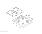 Схема №5 HSW745350E с изображением Направляющая для плиты (духовки) Bosch 00666846