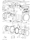 Схема №2 WAB 1200 с изображением Люк и обрамление для стиралки Whirlpool 480111103065