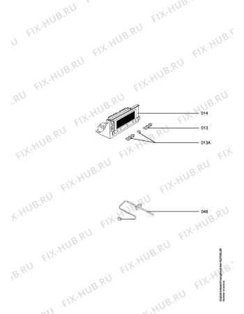 Взрыв-схема плиты (духовки) Juno Electrolux JEB65601E - Схема узла Functional parts