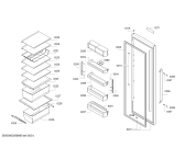 Схема №3 KS36VAX3P, Siemens с изображением Дверь для холодильника Siemens 00717917