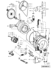 Схема №1 AWV 619/M с изображением Обшивка для стиралки Whirlpool 481245213825