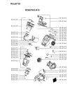 Схема №1 RO667901/410 с изображением Моторчик для пылесоса Rowenta RS-RT3488