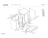 Схема №3 SN130035 с изображением Внешняя дверь для посудомоечной машины Siemens 00202255