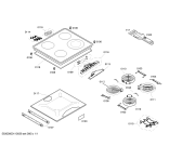 Схема №1 T1323W0 с изображением Стеклокерамика для плиты (духовки) Bosch 00473148