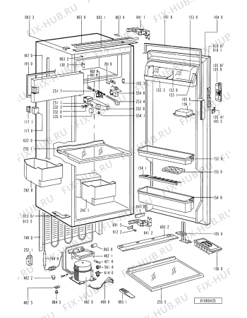 Схема №1 GK 9601 с изображением Поверхность для холодильника Whirlpool 481241878924