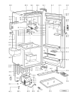 Схема №1 GK 9601 с изображением Обрамление полки для холодильной камеры Whirlpool 481245818327