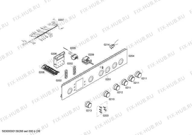Схема №5 HSV74D021F с изображением Ручка переключателя для электропечи Bosch 00615448