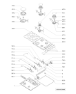 Схема №1 AKM 210/WH с изображением Затычка для плиты (духовки) Whirlpool 481944238807