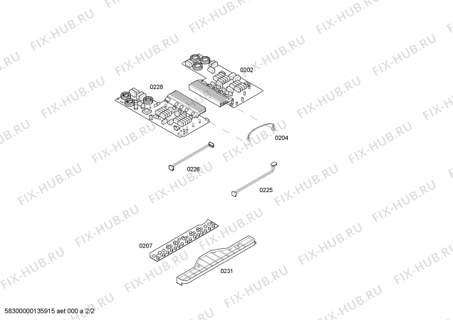 Взрыв-схема плиты (духовки) Bosch PIE685N24E BO.4I.60.PZ.X.FS.Piezo - Схема узла 02