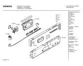 Схема №4 SE69590EU с изображением Рамка для посудомоечной машины Siemens 00351003