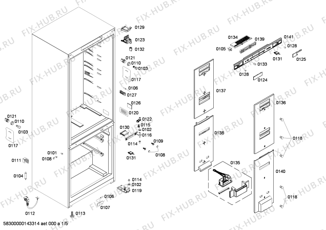 Схема №4 SK270239S с изображением Поднос для холодильника Bosch 00361527