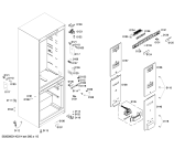 Схема №4 RB272372 с изображением Панель управления для холодильника Bosch 00677130