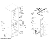 Схема №4 RB272372 с изображением Дверь для холодильной камеры Bosch 00248841