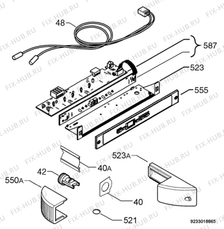 Взрыв-схема холодильника Aeg Electrolux SK91243-5I - Схема узла Diffusor