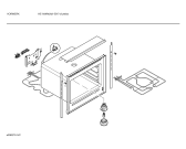 Схема №1 HE1VWA6 с изображением Панель для плиты (духовки) Bosch 00287379