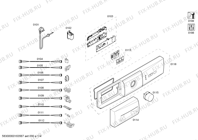 Схема №1 CM0920KGTR с изображением Ручка для стиралки Bosch 00642074