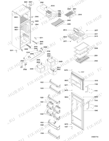 Схема №2 WBM 650/IX с изображением Микрокомпрессор для холодильника Whirlpool 481236039055