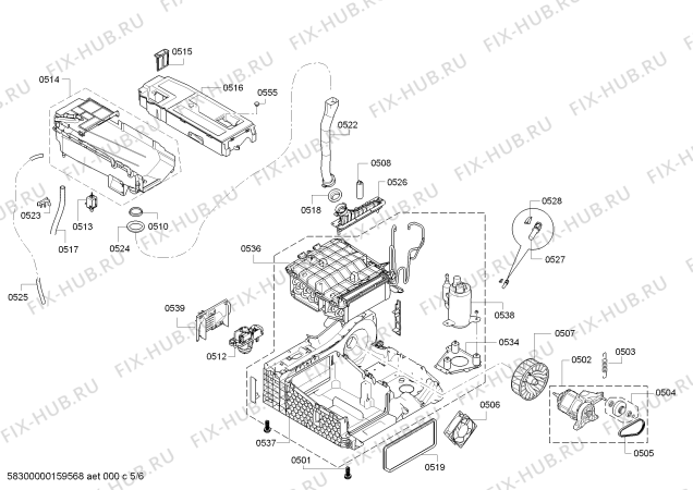 Схема №2 WT48Y780EU iIQ800 selfCleaning condenser с изображением Дисплейный модуль запрограммирован для сушилки Siemens 00638481