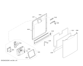 Схема №5 SMS44GW00R Serie4, SilencePlus с изображением Передняя панель для посудомойки Bosch 11021912