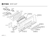 Схема №2 8620WP с изображением Панель для плиты (духовки) Bosch 00209724