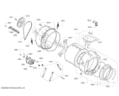 Схема №4 WM15CY1401 с изображением Ручка для стиральной машины Bosch 00657014