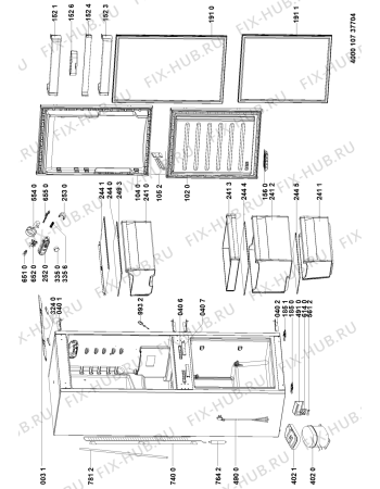 Схема №1 ARL6500A (F090453) с изображением Руководство для стиральной машины Indesit C00357781