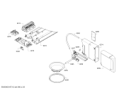 Схема №3 HD03BT55B0 с изображением Панель управления для плиты (духовки) Bosch 00792276