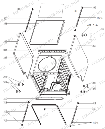 Взрыв-схема посудомоечной машины Gorenje GS63314XS (369310, GORENJE#9) - Схема узла 03