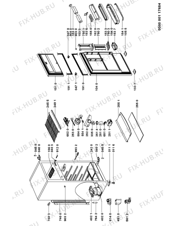 Схема №1 KDA 4310 с изображением Дверца для холодильника Whirlpool 481241828256