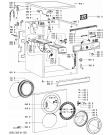 Схема №2 AWO/D 6736 с изображением Модуль (плата) для стиралки Whirlpool 480111100571