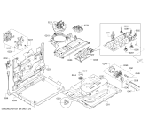 Схема №3 HEA63B150 Bosch с изображением Фронтальное стекло для электропечи Bosch 00687983