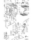 Схема №1 GSI 5411 SW с изображением Блок управления для посудомоечной машины Whirlpool 481221838368
