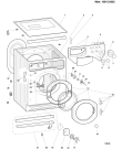 Схема №1 CDE12X (F027226) с изображением Обшивка для стиральной машины Indesit C00087813