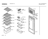 Схема №2 KS28V13IE с изображением Поднос для холодильной камеры Siemens 00265721