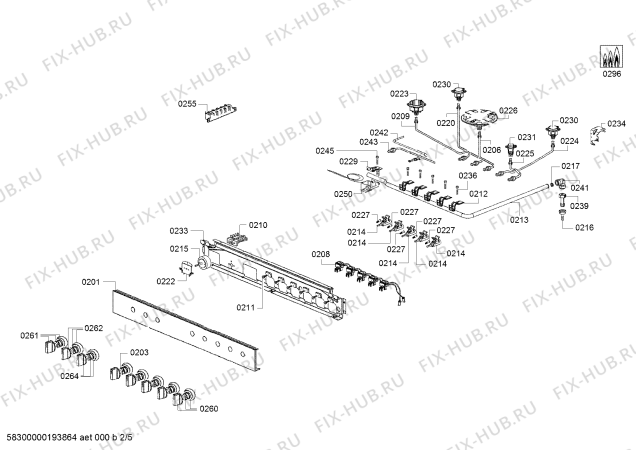Схема №3 HSG736257I с изображением Крепеж для плиты (духовки) Bosch 10000415