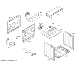 Схема №2 3HT508XP horno balay indep. inox multif. с изображением Передняя часть корпуса для духового шкафа Bosch 00664252