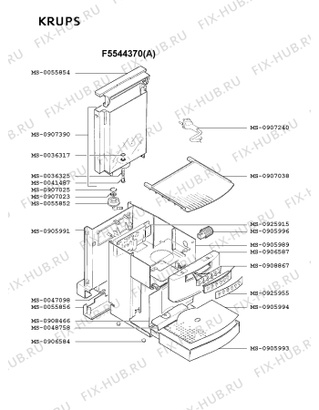 Схема №2 F8974138(0) с изображением Термостат для кофеварки (кофемашины) Krups MS-0907644