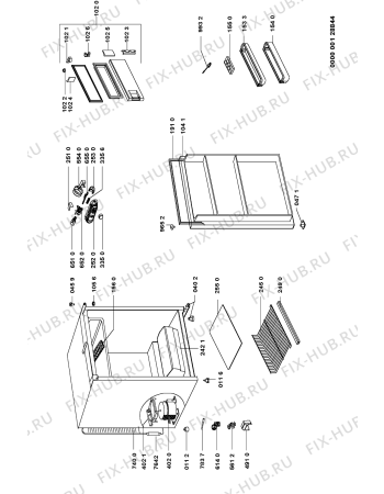 Схема №1 CP101 MI с изображением Дверь для холодильника Whirlpool 481241619712