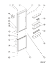 Схема №3 HBD12013SBNFH (F078079) с изображением Заглушка для холодильника Indesit C00294344