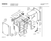 Схема №4 SL34235SK с изображением Передняя панель для посудомойки Siemens 00363444