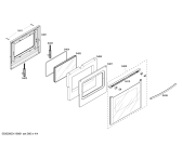 Схема №2 HGS5022UC с изображением Стеклянная полка для электропечи Bosch 00640422