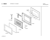 Схема №2 HMT835B с изображением Передняя панель для микроволновки Bosch 00351744