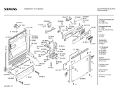 Схема №1 SN59526 с изображением Панель для посудомойки Siemens 00289911