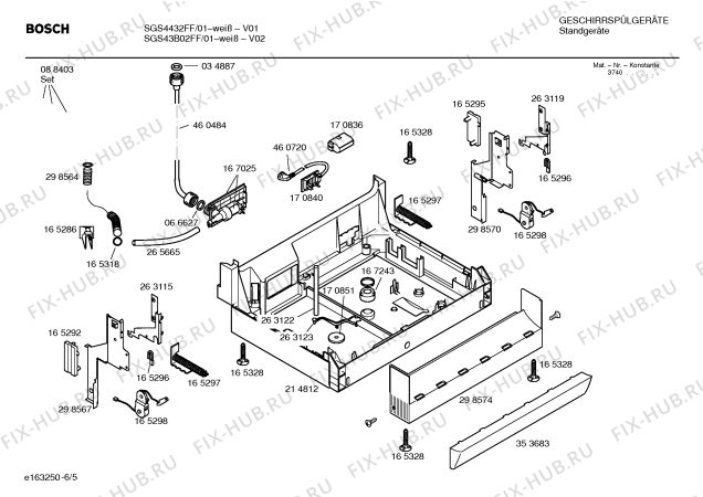 Схема №4 3VI422BB VI422 с изображением Проточный нагреватель для посудомойки Bosch 00268226