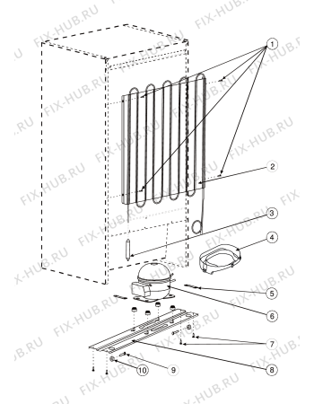 Схема №3 MT08T (F079567) с изображением Всякое для холодильной камеры Indesit C00292347